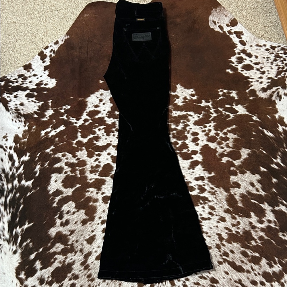Wrangler Black Velvet Pants